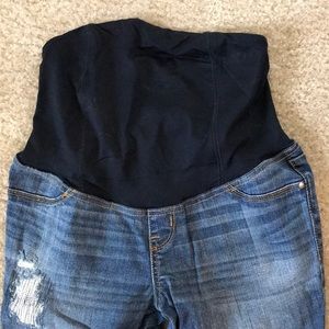 Ingrid & Isabel Jeans - Full Belly Super Cute Maternity Destroyed Jeans ❤️ Ingrid & Isabel Jeans - Full Belly Super Cute Maternity Destroyed Jeans ❤️